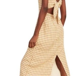 Zara Gingham Summer Dress NWOT
